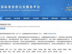 國(guó)標(biāo)發(fā)布！3月1日啟動(dòng)氫用電極新標(biāo)準(zhǔn)